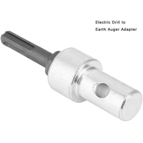 Adaptateur Tarière Perceuse Électrique – Connecteur 2 Fentes 2 Trous Pour Tige Ronde – Robuste Et Universel