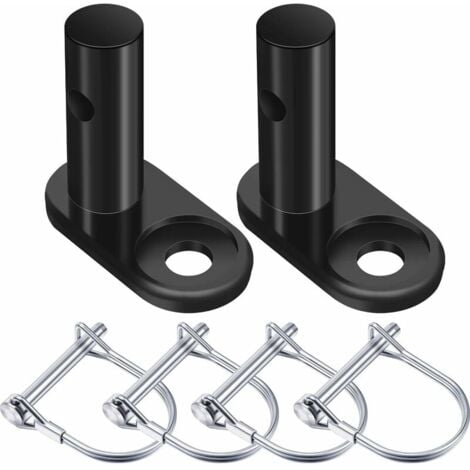 Ulisem 2 Jeux Coupleur de Remorque de Vélo Connecteur d'Attelage de Remorque de Vélo Remplacement d’Attelage de Remorque en Acier Adaptateur de Montage Coupleur de Vélo Adaptateur de Fixation, 6 Pièce