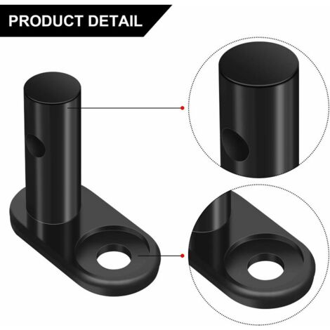 Ulisem 2 Jeux Coupleur de Remorque de Vélo Connecteur d'Attelage de Remorque de Vélo Remplacement d’Attelage de Remorque en Acier Adaptateur de Montage Coupleur de Vélo Adaptateur de Fixation, 6 Pièce