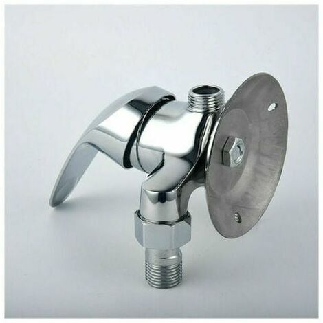 Mitigeur de Douche en Applique pour Chauffe-Eau Solaire Triangulaire.