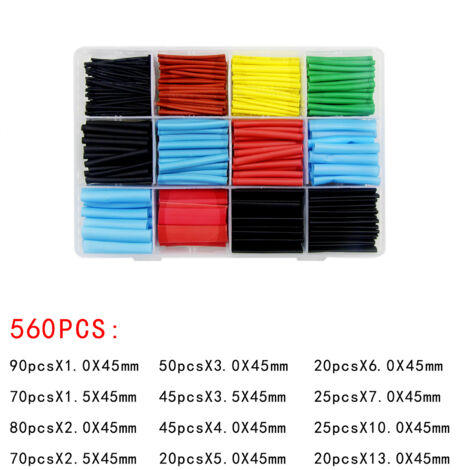 Gaine Thermorétractable Transparente 40mm - Rapport 2:1, 4 Pieds -55°C à +125°C