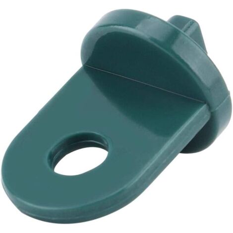 Lot De 40 Clips De Serre Pour Filets - Compatibles Tuyaux 8, 11, 13 Mm - Plastique Vert