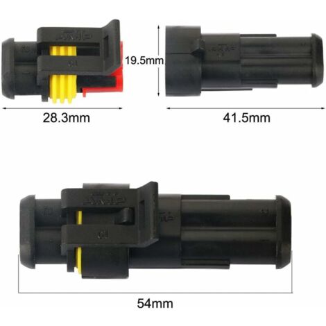 KIT DE BORNE De Connecteur électrique Mâle-femelle Pour Réseaux électriques EUR 12,32 - PicClick FR