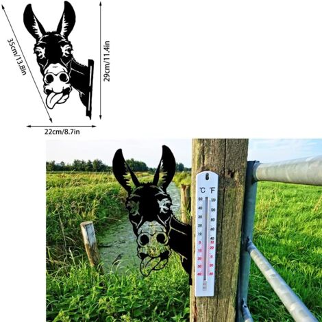 NIHENHAO Décoration De Jardin En Métal - Animaux Rouillés Pour Décorations Extérieures - Accessoire Décoratif D'extérieur - 1 Chat Et 1 Chien