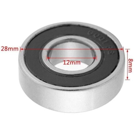 Lot De 20 Roulements à Billes Miniatures Légers Scellés En Fer à Gorge Profonde, Charge Radiale Et Axiale Joint En Tole De Fer 624 95068943