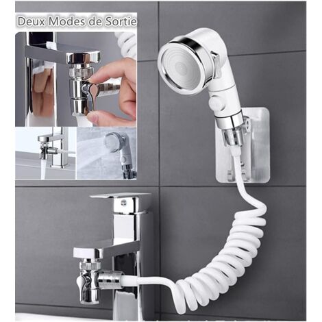Pommeau De Douche Portable - Surpresseur - Pour Camping, Lavage Voiture, Jardinage - 17 Cm