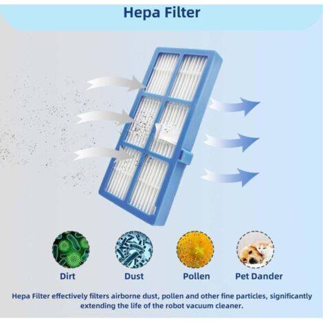 MoSundi Pièces De Rechange Pour Aspirateur Robot Ultenic T10 Lite