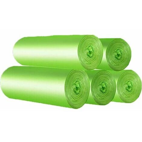 Sac poubelle vert 30 litres en plastique végétal achat vente