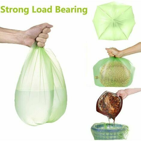 Sac poubelle vert 30 litres en plastique végétal achat vente