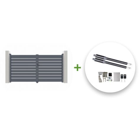 Elektrisches Flügeltor 3 m VOGEL 300 x 180 cm + Motorisierung RANGER B150