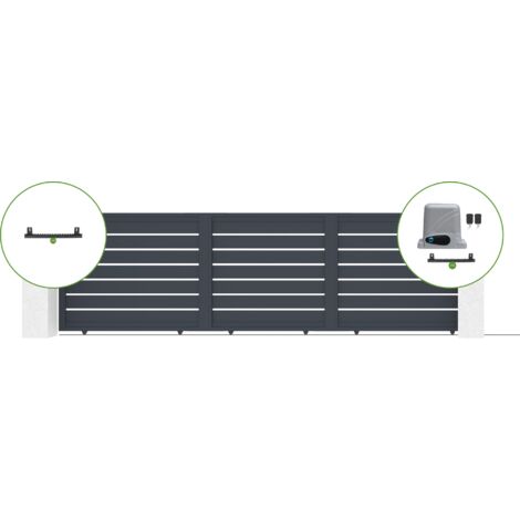 Elektrisches Schiebetor 5 m VOGEL H.140 + Motorisierung RANGER C300