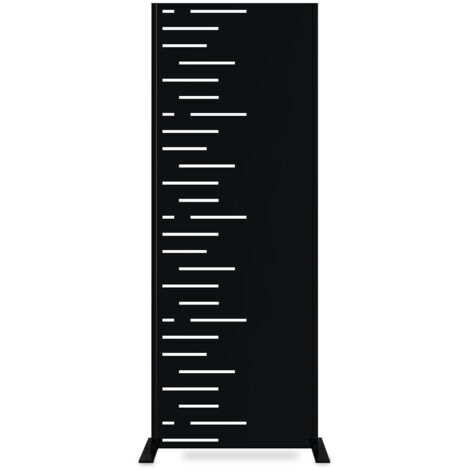 ARLBERG Dekorplatte schwarz H.160cm Muster links