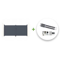 Elektrisches Flügeltor 3 m EIGER 300 x 140 cm + Motorisierung RANGER B150