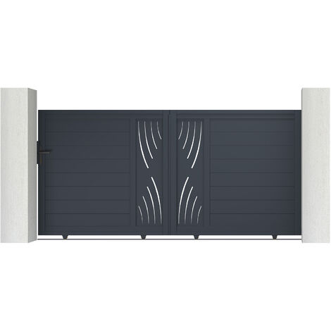 Puerta corredera de aluminio 3m VELETA 300 x 140 cm (1/5)