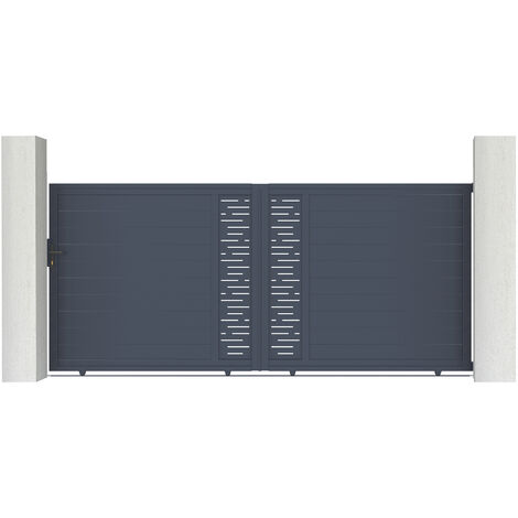 Puerta corredera de aluminio 4m ARLBERG 400 x 180 cm