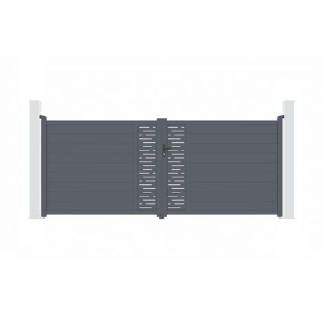 Puerta Batiente de aluminio 4m ARLBERG 400 x 160 cm