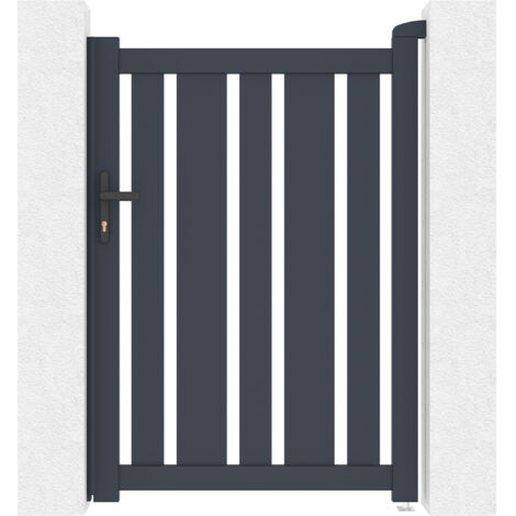 Puerta peatonal de aluminio 1m VEYMONT 100 x 140 cm
