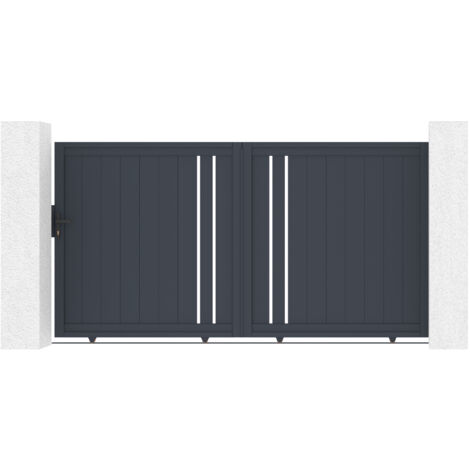 Puerta corredera de aluminio 3m GIONA 300 x 160 cm