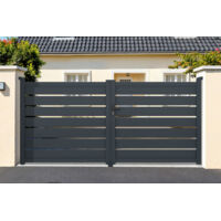 Puerta Batiente de aluminio 4m VOGEL 400 x 140 cm