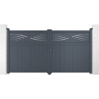 Puerta batiente de aluminio 3m HALTI 300 x 160 cm