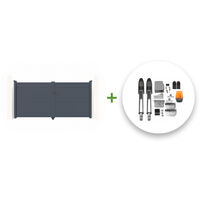 Pack portón eléctrico batiente EIGER 300 x 160 cm + motor TANKER B700