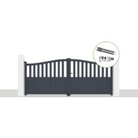 Portón eléctrico batiente 3,4x1,4m MEIJE + RANGER B150 motorización