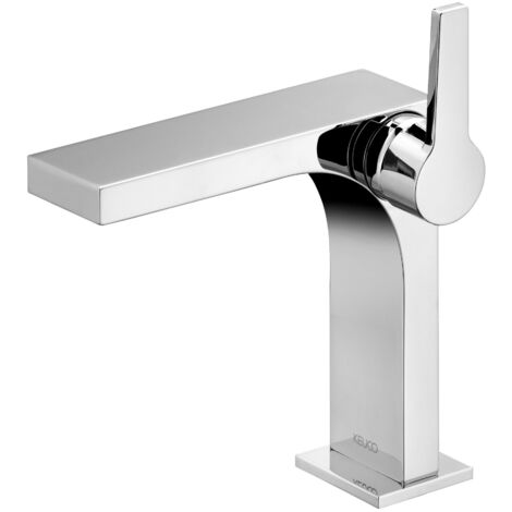KEUCO 11 Mitigeur monocommande de lavabo 150 chromé, sans tirette et système vidage (1/9)