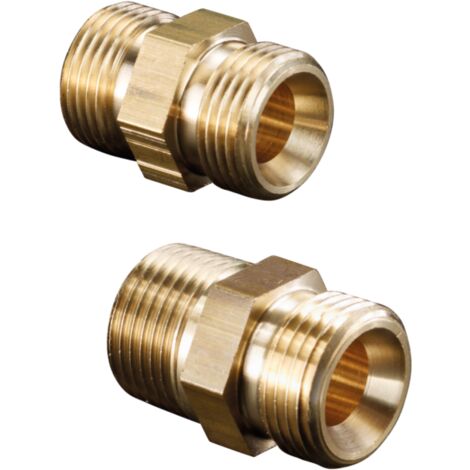 Oventrop Mamelon double Ofix-Oil 2080051 G 3 / 8xG 3/8, cône intérieur des deux côtés, laiton