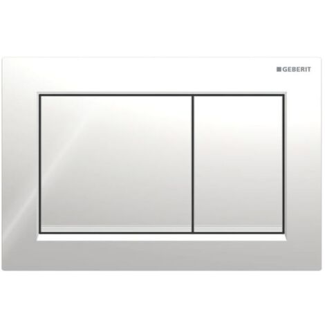 Geberit Betätigungsplatten Omega 20 Square 115080KH1 chromé, pour réservoirs Omega