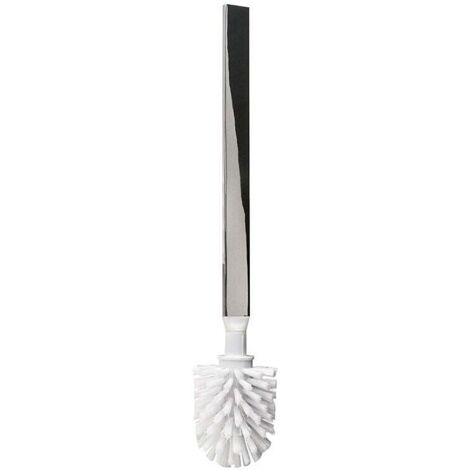 Emco Loft WC brosse avec manche 051500191 brosse de remplacement, chromé / blanc
