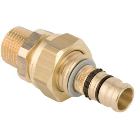 Geberit raccord de transition Mepla 602590005 Ø 20mmxR 1/2, bronze à canon, avec filetage Geberit (1/2)