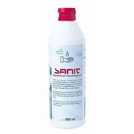 Sanit AquaDecon hygiène des mains 3381 flacon 500ml