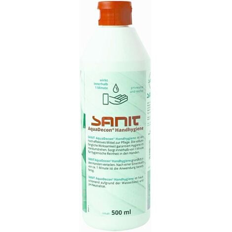 Sanit AquaDecon hygiène des mains 3381 flacon 500ml