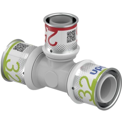 Té à sertir Uponor S-Press PLUS 1039961 32 x 25 x 32 mm, réduit, PPSU