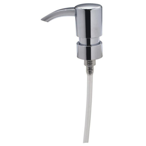 Pompe doseuse BAROLO en plastique, pour distributeur de savon chromé (1/4)