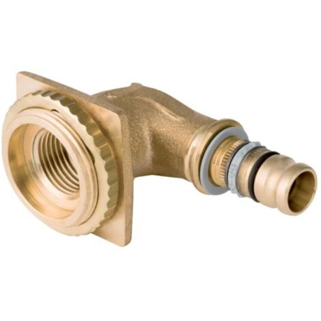 Geberit Mepla angle de raccordement 601276005 16 mm x Rp 2000 /2, 90°, pour réservoir à encastrer, bronze (1/2)