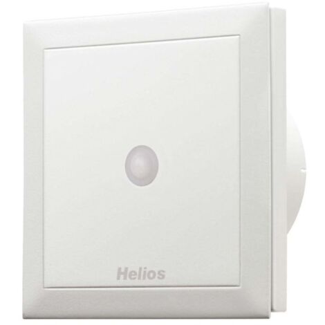 Mini ventilateur VMC simple flux 90 m³/h – Détecteur de présence – Montage plafond/mur – Niveau sonore 25 dB(A) – Pour salles de bains et WC – Helios