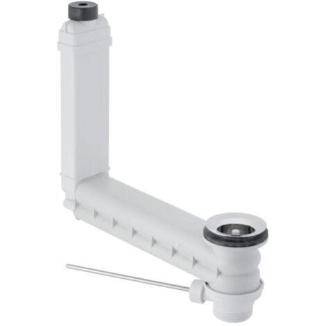 Geberit – Soupape de décharge de déchets avec barre de levier excentrique – Système de surbrillance pour lavabo sans débordement – Hygiène optimale