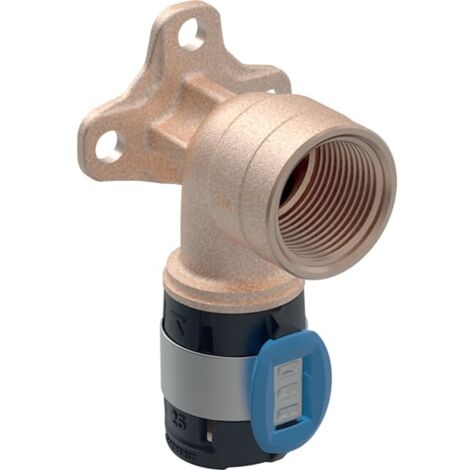 Geberit Coude de raccordement FlowFit 620801001 DN 15, Ø 20 mm, Rp 3/8, 5,2 cm, 90 degrés (1/4)
