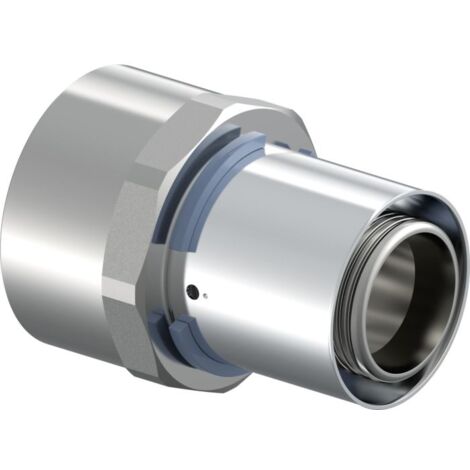 Raccord droit inox à sertir S-Press multicouche FF - 40mm 1 1/2' (40x49mm) - Uponor