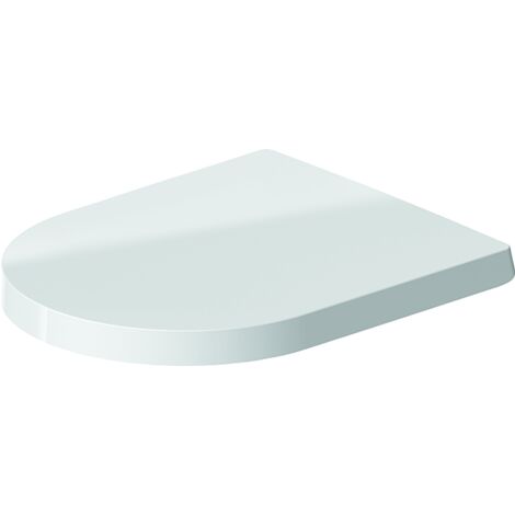 Duravit – Abattant WC adulte en plastique blanc alpin – Charnières en acier noble – 20010000