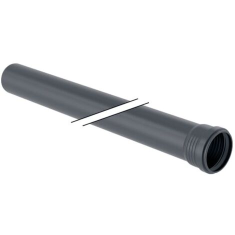 Geberit – Tuyau d'évacuation PVC DN 100 – Longueur 250 mm – Joint EPDM pour protection acoustique – Conformité EN 12050-2 et EN 12050-3 - 393501141