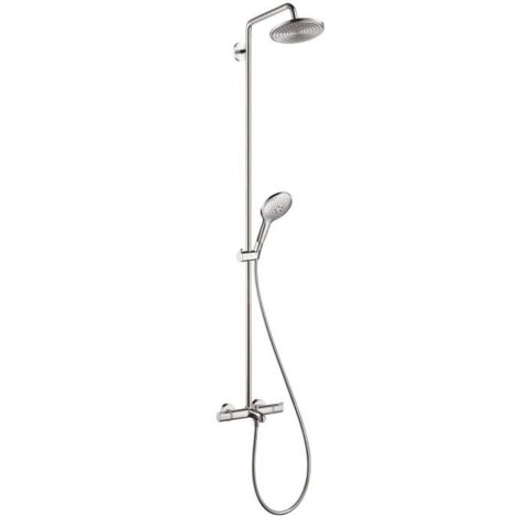Colonne bain douche thermostatique HANSGROHE Raindance S 240 chromé (1/5)