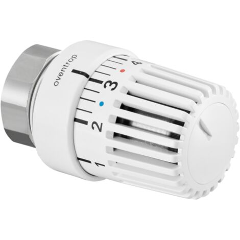tête thermostatique Oventrop Uni LO 1616500 blanche, pour vannes thermostatiques Oreg (Ondal)