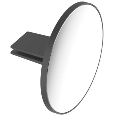 Miroir cosmétique Keuco Royal Modular 2.0 800900000000200 , grossissement x3, Ø 149 mm, non éclairé, à poser ou à fixer, anthracite (1/2)