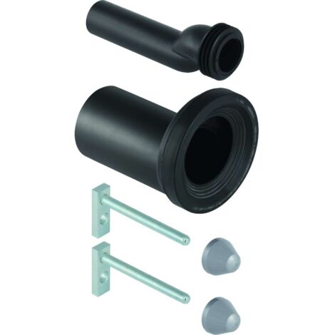 Geberit – Kit de raccordement pour WC suspendu – Excentrique avec matériel de fixation – Matériau PE-HD – Équilibre jusqu’à 25 mm