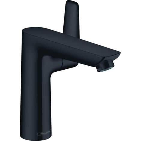 Hansgrohe Talis E - Mitigeur de lavabo avec tirette de vidage, noir mat 71754670 (1/10)