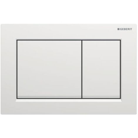 Geberit Omega20 Plaque de déclenchement, pour rinçage à 2
