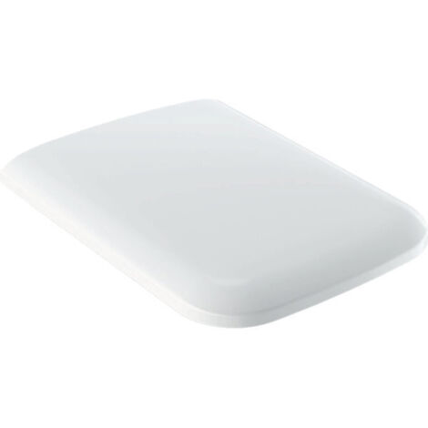 Geberit iCon WC siège 500837011 avec charnières à dégagement rapide, avec mécanisme de fermeture amortie, blanc (1/10)