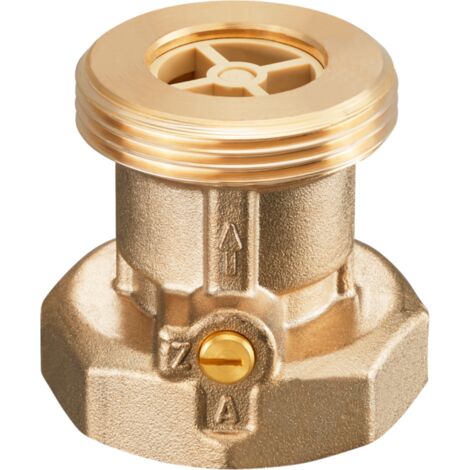 Oventrop de type clapet anti - 1070010 DN32 SVE, G 2 &quotAG, G 2&quot IG, PN10, laiton